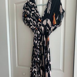 FARM RIO Tucan Mix Maxi Dress